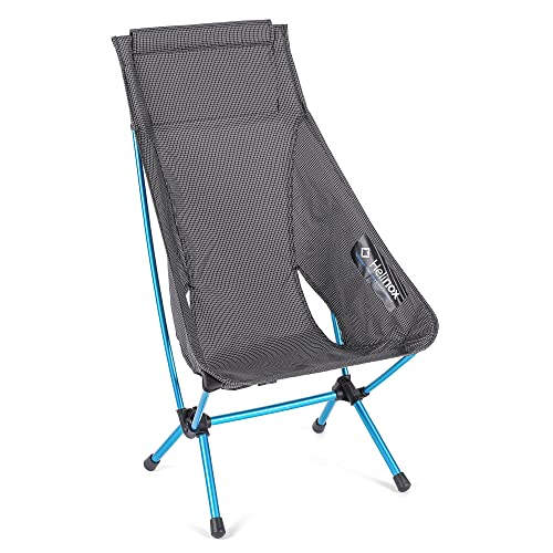 Helinox Silla de camping Chair Zero High-Back, extra ligera, cómoda y compacta (negro)