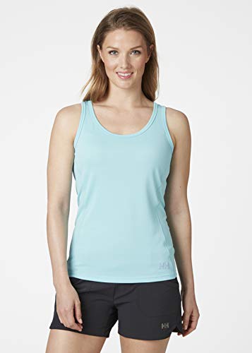 Helly Hansen W HH LIFA Active Solen Singlet Camiseta De Tirantes, Mujer, Glacier Blue, XS