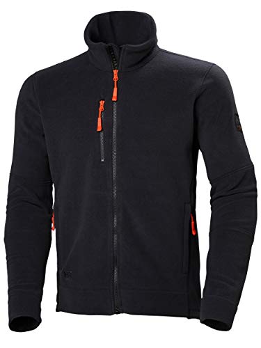 Helly Hansen Workwear Kensington Fleece Jacket Jersey de Polo, Schwarz, M Hombre