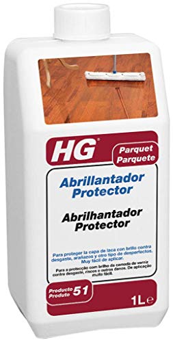 HG 200100130 - Abrillantador Protector para Parquet, Blanco, 1000 Mililitros