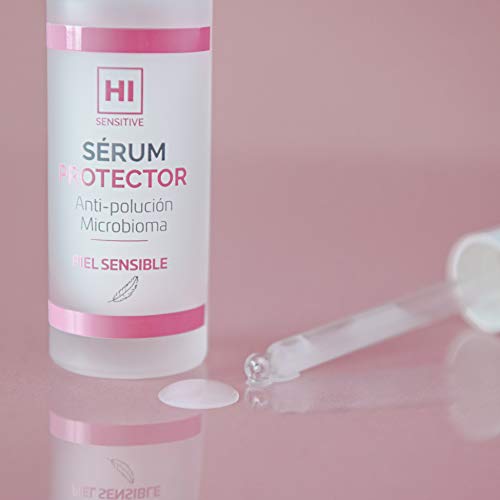 HI Sensitive | Sérum Protector | Sérum Facial Antipolución de Textura Ligera | Cuidado e Hidratación Diaria de las Pieles Sensibles | Cara, Cuello y Escote