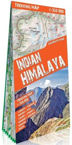 Himalaya indio, mapa excursionista plastificado. Escala 1:350.000. TerraQuest. (Carte Trekking Terra Quest)