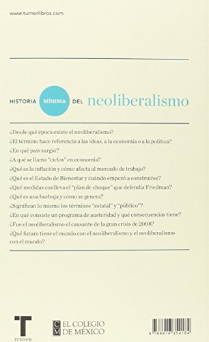 Historia mínima del neoliberalismo (Historias mínimas)