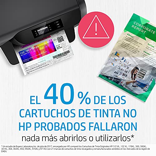 HP 301 CH562EE, Tricolor, Cartucho de Tinta Original, Compatible con impresoras de inyección de tinta HP DeskJet 1050, 2540, 3050; OfficeJet 2620, 4630; ENVY 4500, 5530