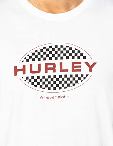 Hurley M Evd WSH Oval Checkers SS