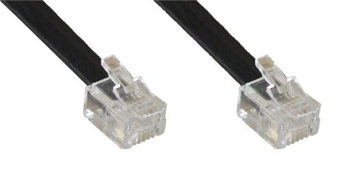InLine Cable modular 18845 RJ12 macho a macho, 6 núcleos, 6P6C, 5 m