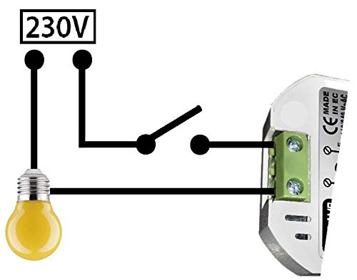 Inter 8. Regulador de luminosidad a INTERRUPTORES para incandescencia y halógenos (PATENTADO). Conexión a 2 hilos. 800W Máx.