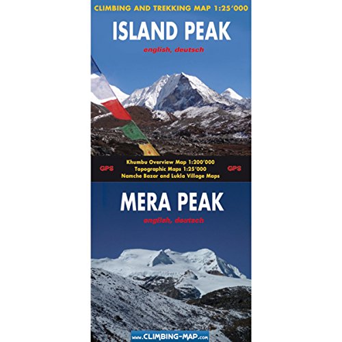 Island Peak/Mera Peak: Climbing and Trekking Map