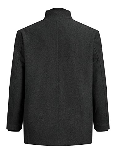 Jack & Jones JJDUAL Wool Jacket PS Chaqueta Lana, Gris Oscuro, 4XL/6XL para Hombre
