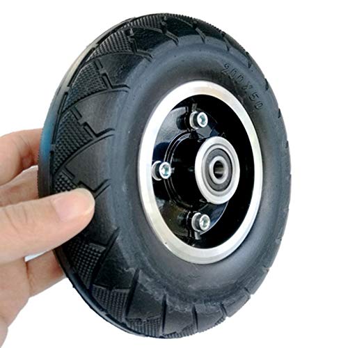 Jcevium Neumático completo sin cámara para patinete eléctrico de 8 pulgadas, rueda delantera y correa trasera, 200 x 50 piezas