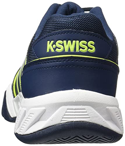 K-Swiss Bigshot Light 4, Zapatos de Tenis Hombre, Moonlit Ocean White Love Bird, 42.5 EU