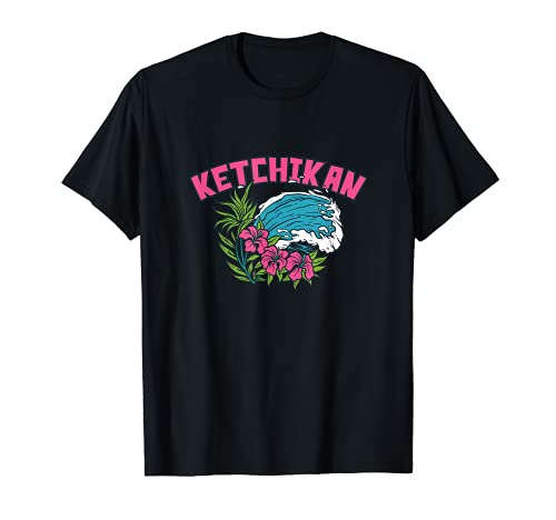 Ketchikan Alaska Verano AK Tropical Camiseta