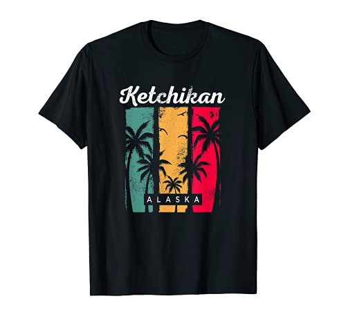 Ketchikan Alaska Verano AK Tropical Camiseta