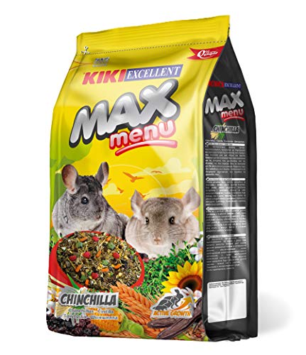 KIKI Alimento Completo para Chinchillas MAX Menu 1Kg