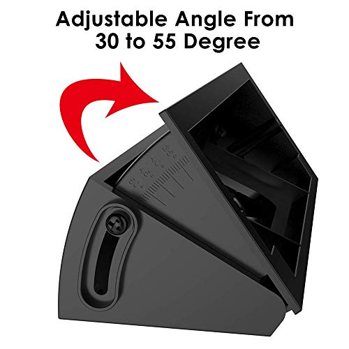 KIMILAR Soporte Ajustable del Montaje del ángulo para Ring Video Doorbell / Ring Video Doorbell 2 - 30 a 55 Grado, Negro