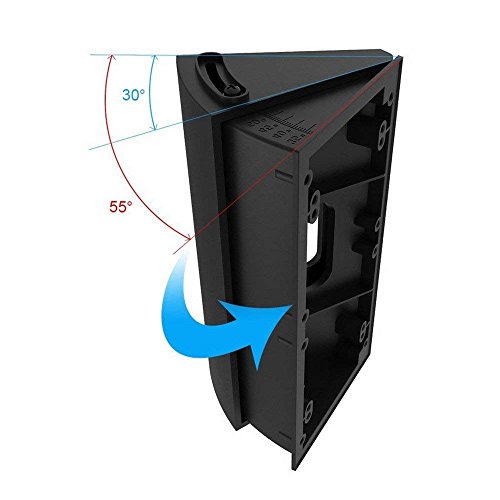 KIMILAR Soporte Ajustable del Montaje del ángulo para Ring Video Doorbell / Ring Video Doorbell 2 - 30 a 55 Grado, Negro