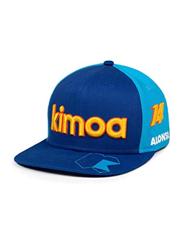 KIMOA - Plana Gorra de béisbol, Azul, Estándar Unisex Adulto