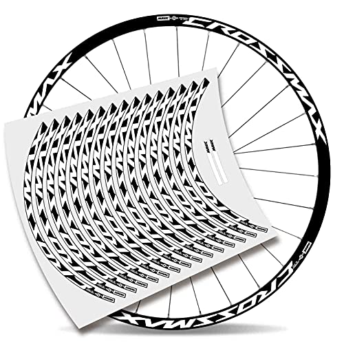 Kit Pegatinas Bicicleta Stickers LLANTA Mavic Crossmax Pro Carbon 29'' MTB BTT B (Blanco)