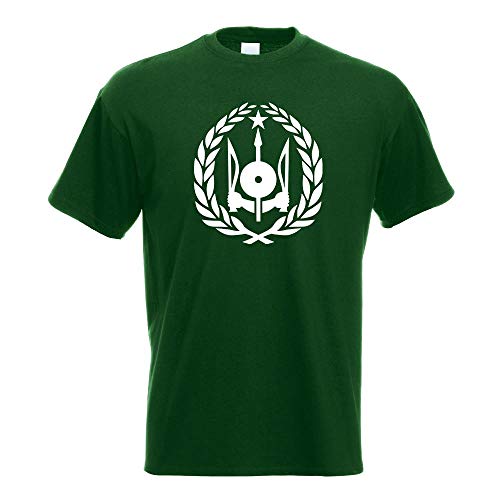 Kiwistar Armoiries de Djibouti - Camiseta estampada Bouteille Verte XXL
