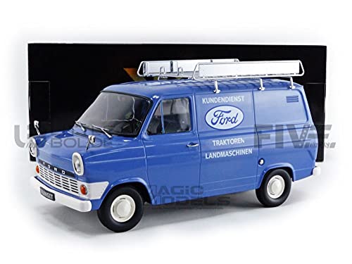 KK Scale KKDC180494 - For. Tran. Delivery Van 1970 Blue - Escala 1/18 - Modelo Coleccionable