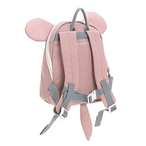LÄSSIG About Friends Tiny Backpack Mochila infantil pequeña para el jardín de infancia con correa para el pecho a partir de 2 años, 24 cm, 3,5 L, Chinchilla