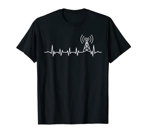 Latido del corazón de la radioafición Camiseta