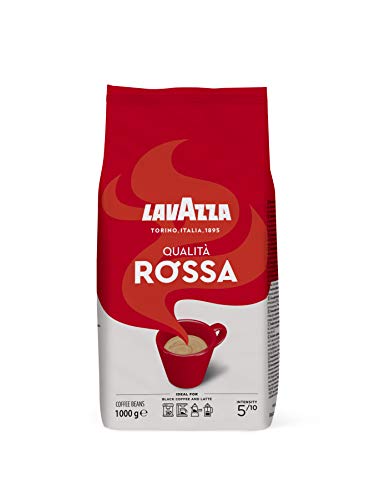 Lavazza Café en Grano Espresso Qualità Rossa, Paquete de 1 Kg