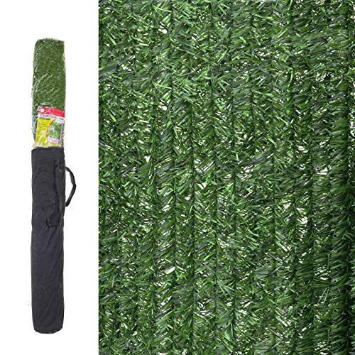 Ldk Garden 82182 - Seto artificial de ocultación para jardín, 300 x 150 x 20 cm, color verde