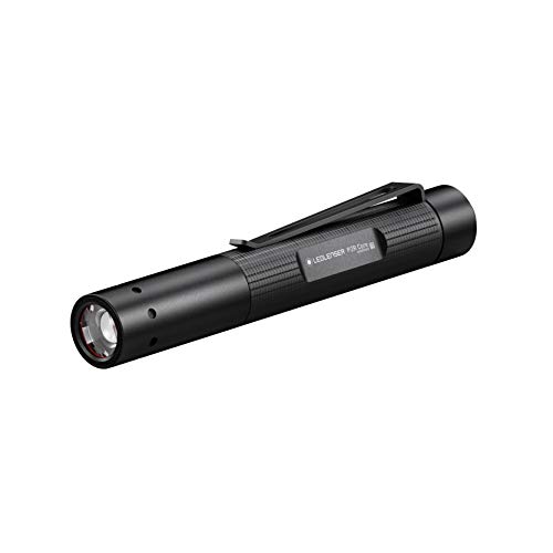 Ledlenser P2R Core - Linterna LED recargable (120 lúmenes, alcance de 65 m, duración de 5 horas, enfoque de 5 horas, USB y USB)