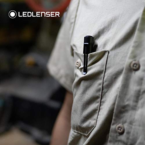 Ledlenser, P2R Work - Linterna LED (110 lúmenes, 90 m, 7 horas de autonomía), color negro