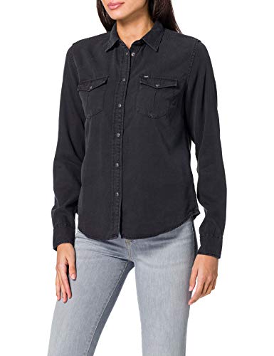 Lee Camiseta Regular Western, Camisa, Mujer, Negro, L