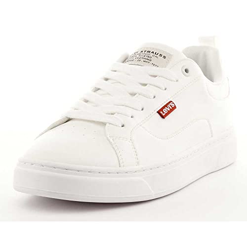 Levi's Caples 2.0 S, Sneakers Mujer, White Normal, 41 EU