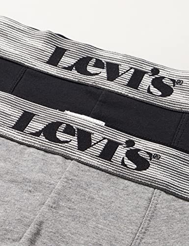 Levi's Irregular Stripe Waistband Men's Boxer Briefs Calzoncillo, Negro Combo, L para Hombre