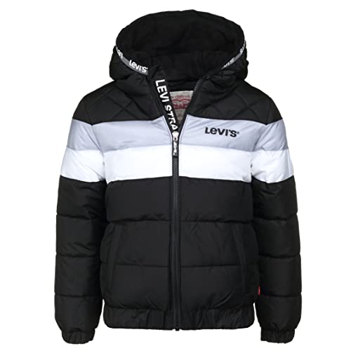 Levi's Kids Boy's LVN Colorblock Jacket, Black, 10 Years