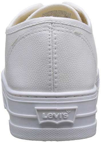 Levi's Tijuana, Zapatillas Mujer, Blanco (Sneakers 51), 40 EU