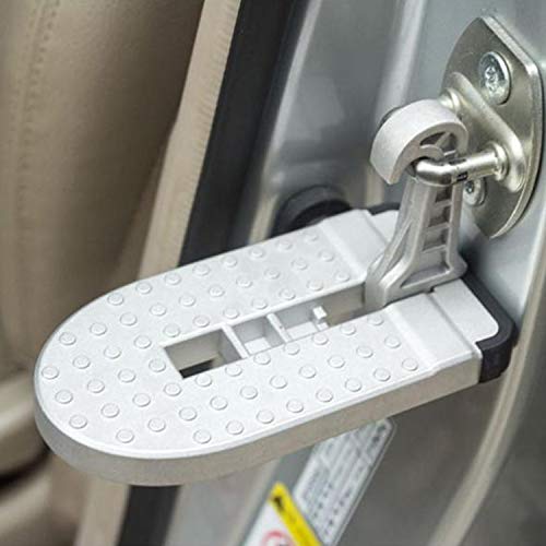 LFOTPP - Pedal plegable para puerta de coche (aleación de aluminio, con gancho)