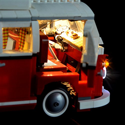 LIGHTAILING Conjunto de Luces (Creator Series T1 Camper Van) Modelo de Construcción de Bloques - Kit de luz LED Compatible con Lego 10220 (NO Incluido en el Modelo).