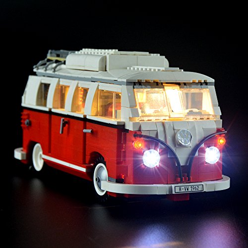 LIGHTAILING Conjunto de Luces (Creator Series T1 Camper Van) Modelo de Construcción de Bloques - Kit de luz LED Compatible con Lego 10220 (NO Incluido en el Modelo).