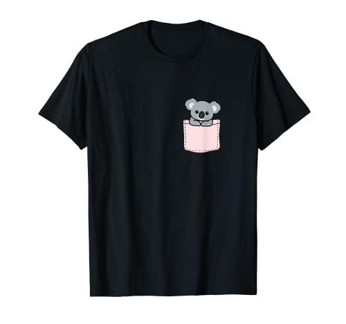 Lindo Pocket Koala Koalabear para hombres, mujeres niños Camiseta