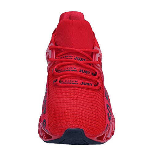 Lingmu Zapatillas deportivas para hombre, ligeras, transpirables, antideslizantes, color, talla 43 EU