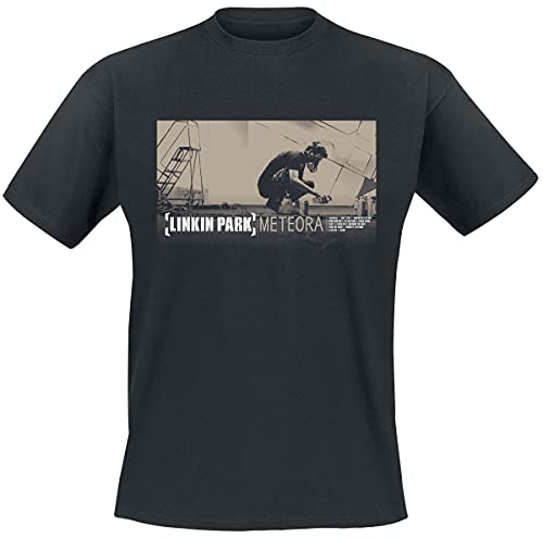 Linkin Park Meteora Hombre Camiseta Negro XXL, 100% algodón, Regular