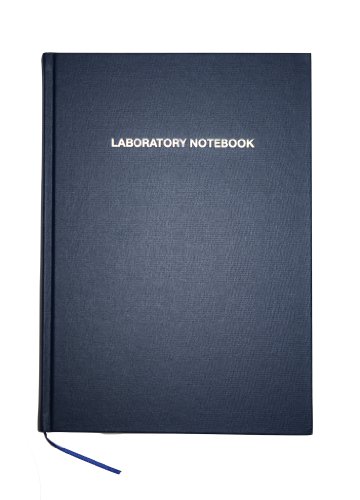 Logix Books® GLP Laboratory Notebook/Cuaderno de Laboratorio, A4, Rayado (5mm), Azul, 192 páginas, Encuadernación cosida, (LOGIX-A4R-192-R) [Tapa Dura]