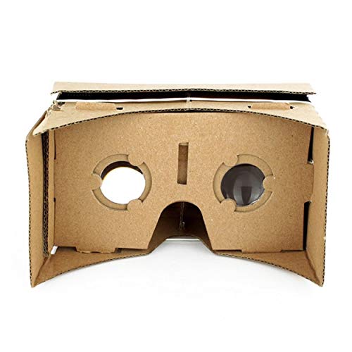 Lorenlli Ulter Clear DIY Cartón 3D VR Gafas de Realidad Virtual para Smartphone DIY Imán Google Cartones Gafas