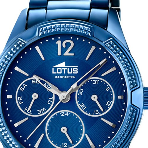 Lotus Trendy 18248/3 - Reloj Mujer Acero Multifunción Azul