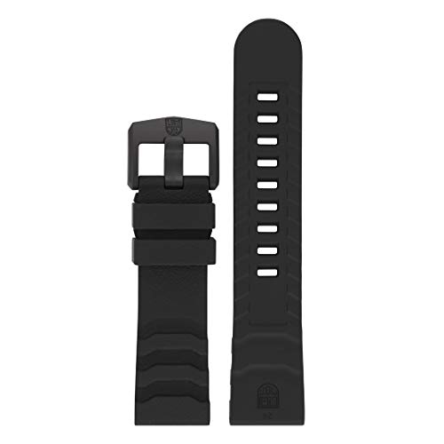 Luminox Navy Seal Series - Correa de reloj de goma negra para hombre