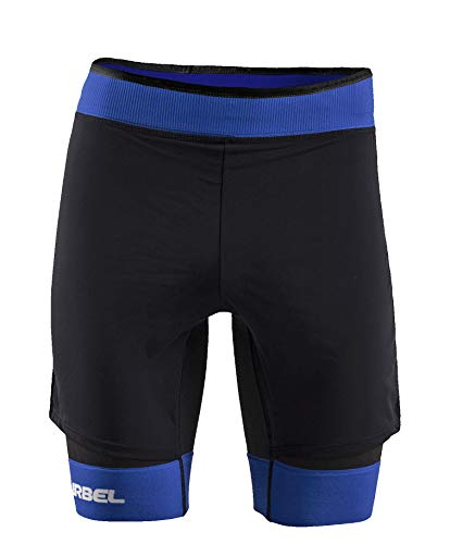 Lurbel Malla Samba Shorts (Negro/Azul Royal, s)