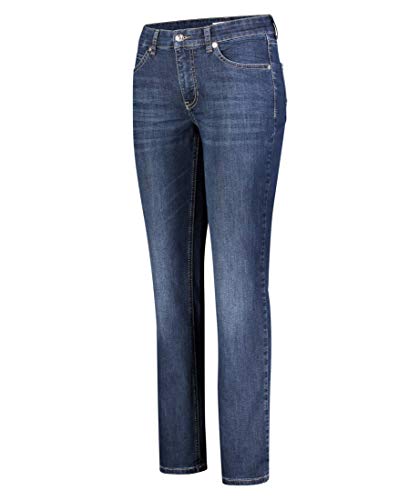 MAC Jeans Melanie Vaqueros Straight, Blau (New D845), 38W x 30L para Mujer