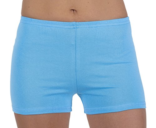 Mallas de verano para ciclismo, gimnasio, correr, yoga, pantalones cortos por encima de la rodilla Short Pants Blue L