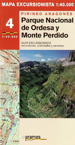 Mapa Excursionista Parque Nacional De Ordesa Y Monte Perdido