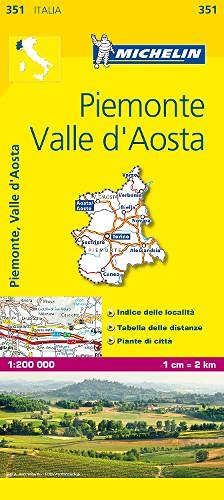 Mapa Local Piemonte, Valle D’Aosta: 351 (Mapas Local Michelin)